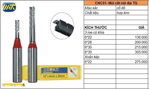 CNC65 - Mũi khoan cắt nội địa TQ