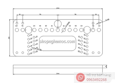 CT20 - Cữ khoan tay nắm