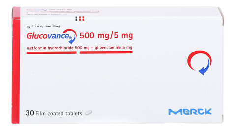 Glucovance 500mg/5mg