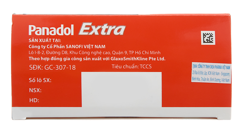 Panadol Extra Đỏ 500mg GSK