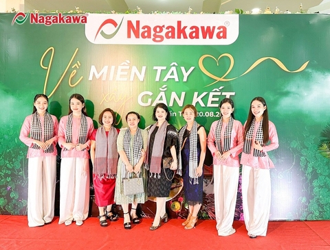 HÀNG TRĂM NHÀ PHÂN PHỐI, ĐẠI LÝ CÙNG NAGAKAWA VỀ MIỀN TÂY - XÂY GẮN KẾT