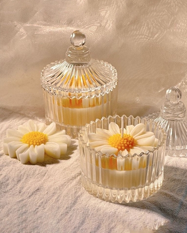 Nến Thơm Hoa Cúc