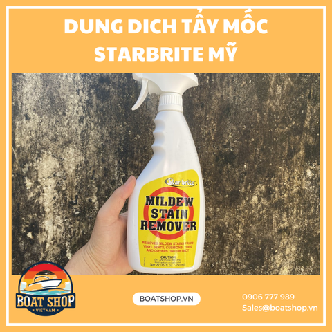 Dung Dịch Tẩy Mốc Thân Vỏ, Da Simili, Composite, Hãng Starbrite USA, Dung Tích 476ml, Mã SB856-16