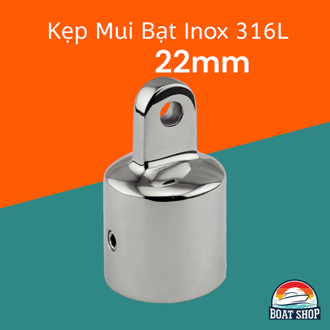 Phụ Kiện Chụp Mui Bạt Phi 22mm, Chất Liệu INOX 316