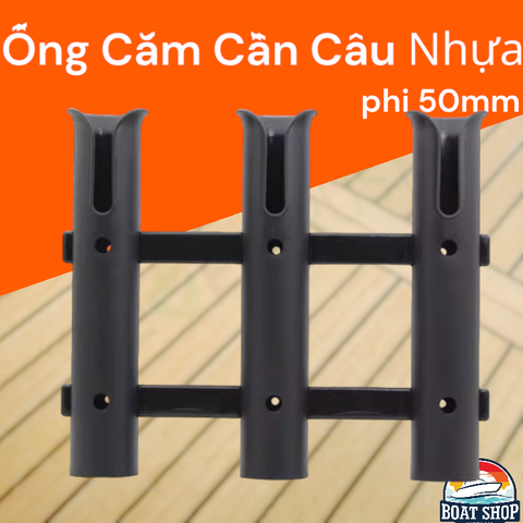 Ống Cắm Cần Câu 3 Ống, Chất Liệu Nhựa ABS, Kích Thước 316x217mm