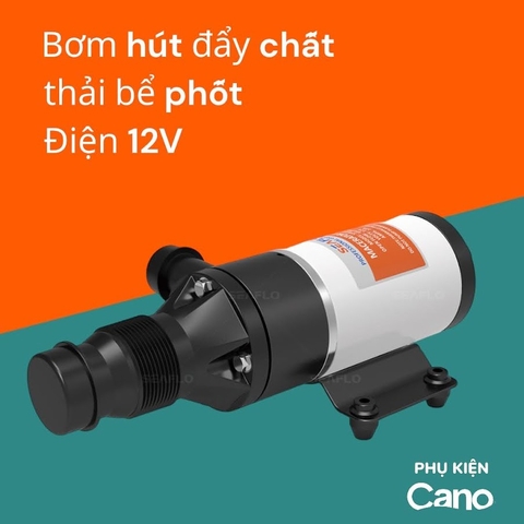 Bơm Hút Bể Phốt Chất Thải Macerator SFMP1-120-01, Điện Áp 12V