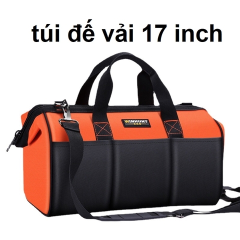 Túi Dụng Cụ Đế Vải Siêu Bền Winhunt 17 inch, Màu CAM, kích thước 36*17*25 cm, nặng 0.8 kg