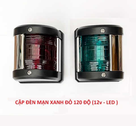 Cặp Đèn Mạn Xanh Đỏ LED 12V S40431-12/S40432-12 Combo