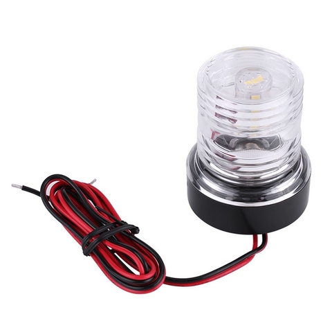 Đèn Cột 360 Độ,  Đèn Tín Hiệu Neo LED 12V, Chiều Dài 72mm, Cho Tàu Cano, Đèn Cột Đỏ, Xanh, Vàng, Trắng 360 Độ, Đèn Hành Trình 360 S40445-R , S40445-G