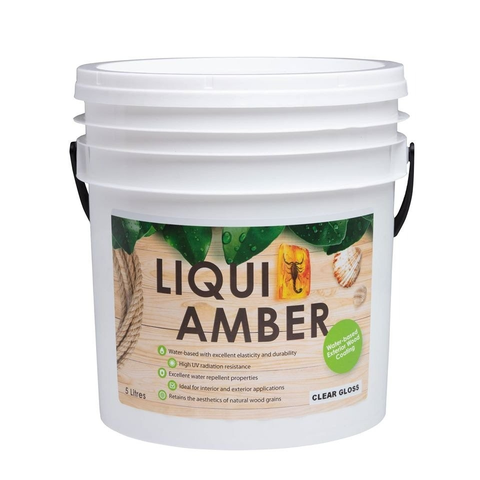 Vẹc Ni Cho Gỗ Tàu Thuyền LIQUI AMBER UV VARNISH, Dung Tích 1L