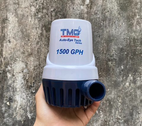 Bơm Nước Lườn Tự Động TMC-30615, Lưu Lượng 1500GPH , Điện Áp 12V