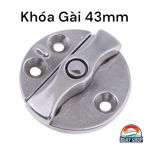 Khóa Gài Tròn, Đường Kính 43mm, Chất Liệu Inox 316, Mã S31156-2