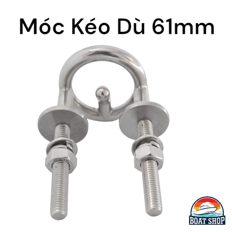 Móc Kéo Dù, Móc Dây Lướt Ván, Chất Liệu Inox 316, Đường Kính 61mm, Mã S00538-2