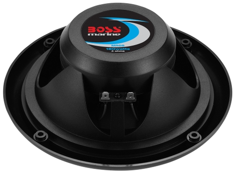 Loa Chống Nước Boss Audio Công Suất 180W, Màu Đen, Cho Tàu Cano, Đường Kính 6.5 Inch