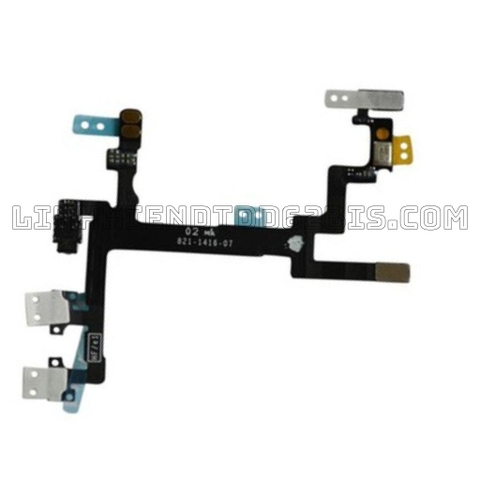 Dây âm lượng Volume + Gạt Rung Iphone 6 (Zin bóc)