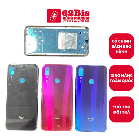 Vỏ Xiaomi Redmi Note 7 / Redmi Note 7 Pro Full bộ có sườn (Zin máy)