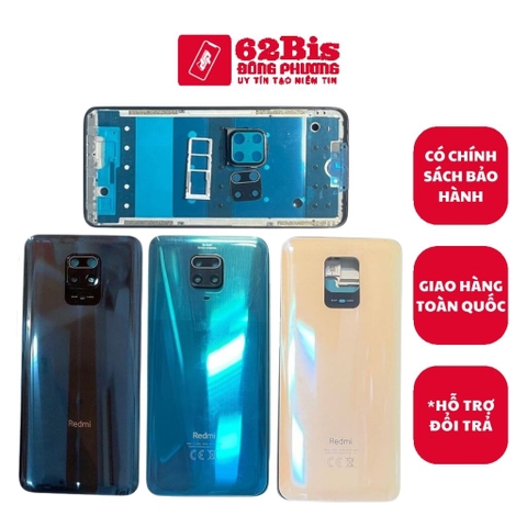 Vỏ Xiaomi Redmi Note 9S / Note 9 Pro 4g full bộ có sườn (Zin máy)