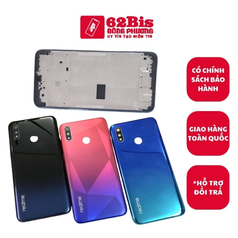 Vỏ Oppo Realme 3 bộ có sườn (Zin)