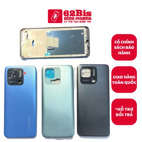 Vỏ Xiaomi Redmi 10C Bộ Full Có Sườn (Zin máy)