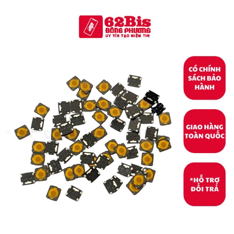 Công Tắc Nguồn Chân Vàng Ngang - Combo 10c =30k