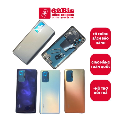Vỏ Xiaomi Redmi Note 10 pro 4G / Redmi Note 10pro 4g Full bộ có sườn (Zin máy)