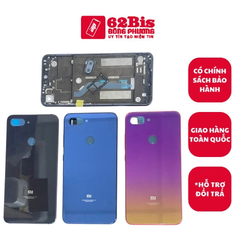 Vỏ Xiaomi Mi 8 Lite bộ full có sườn (Zin máy)