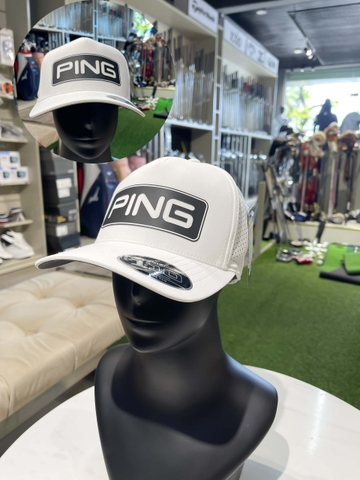 Nón lưỡi trai Ping trắng