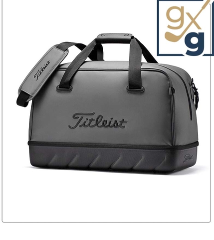 Túi quần áo Titleist xám viền đen đế đựng giày