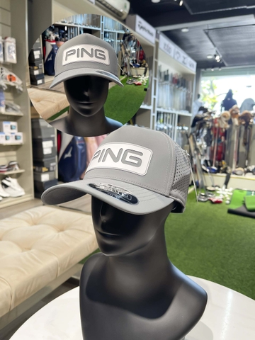 Nón lưỡi trai Ping xám