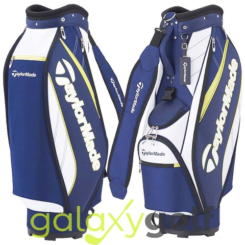 Túi gậy Taylormade xanh trắng viền vàng