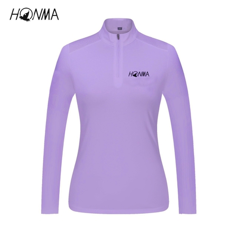 HONMA ÁO TAY DÀI TÍM S