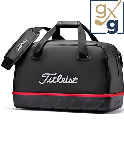 Túi quần áo Titleist đen viền đỏ