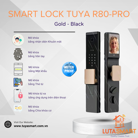 Khoá thông minh nhận diện khuôn mặt - R80-PRO