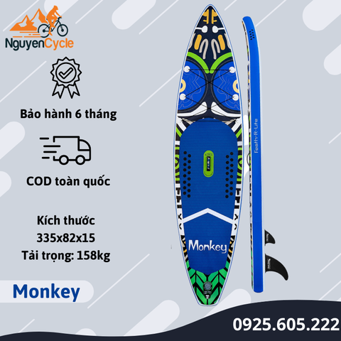 Monkey Feather Lite - FunWater - Thuyền SUP / Ván chèo đứng bơm hơi