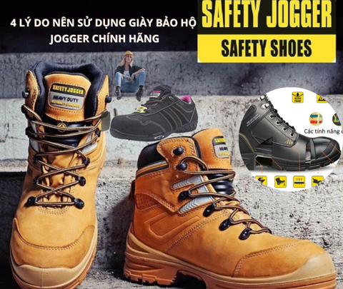 4 Lý Do Nên Sử Dụng Giày Bảo Hộ Jogger Chính Hãng
