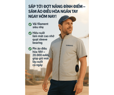 Sắp tới đợt nắng đỉnh điểm – Sắm áo điều hòa ngắn tay ngay hôm nay!