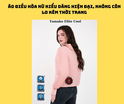 Áo điều hòa nữ kiểu dáng hiện đại, không còn lo kém thời trang