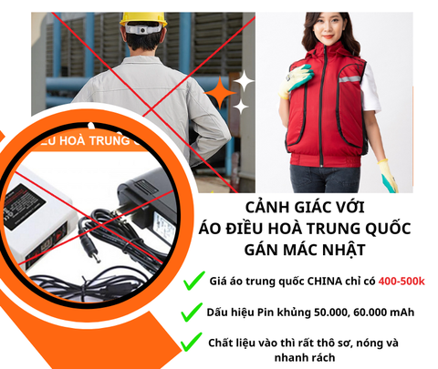 Cảnh giác với Áo điều hoà Trung quốc mác nhật kém chất lượng