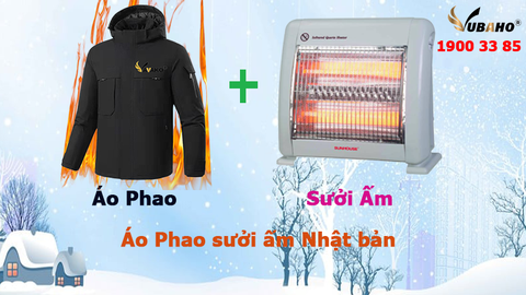Mua áo phao sưởi ấm Nhật bản