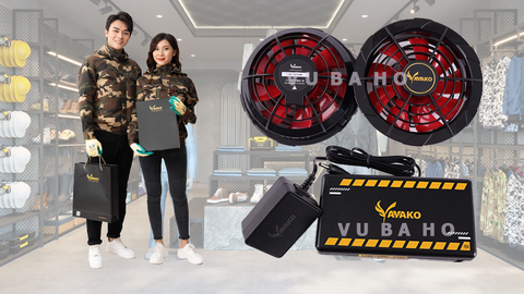 Áo quạt điều hòa Yamako Nhật Bản