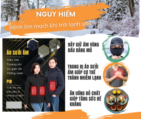 Nguy hiểm bệnh tim mạch đột quỵ khi trời RÉT Lạnh sâu
