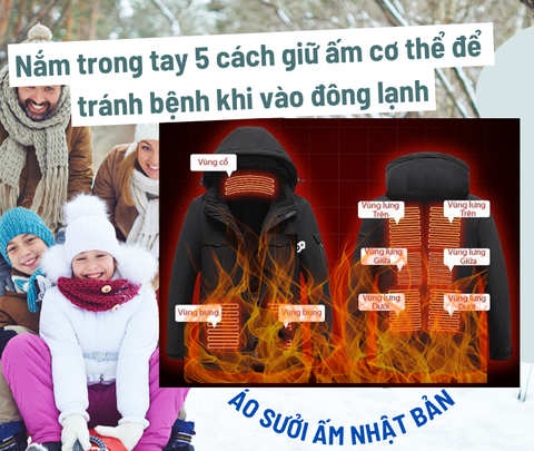 Nắm trong tay 5 cách giữ ấm cơ thể để tránh bệnh khi vào đông lạnh