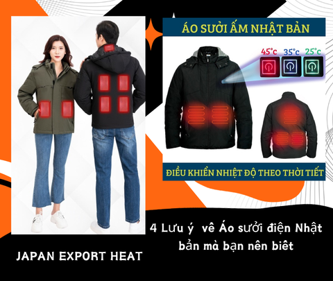 4 Lưu ý chọn lọc về Áo sưởi điện Nhật bản mà bạn nên biết