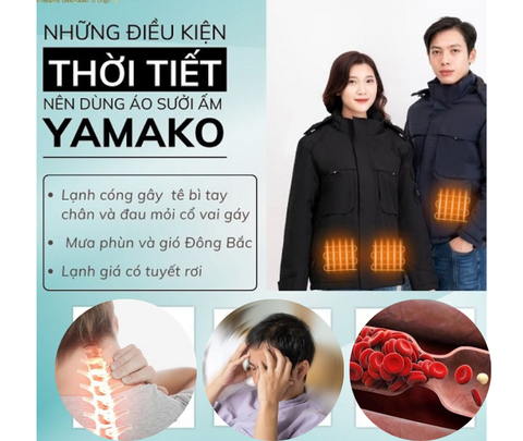 Giải pháp chống buốt Lạnh giữ sức khỏe nhờ Áo Sưởi Ấm từ Nhật