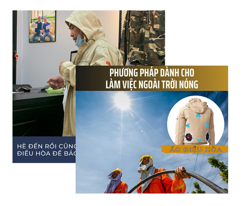 Áo điều hoà đánh bay Khủng hoảng Nắng nóng