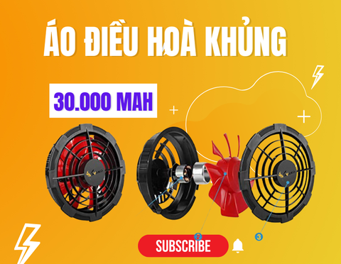 Đẳng cấp Áo điều hoà Nhật bản 30.000 mAH chống nóng toàn diện
