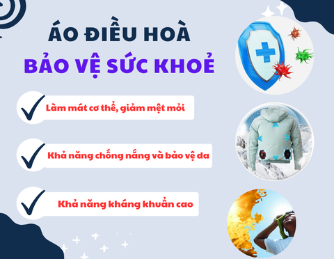 Khả năng bảo vệ sức khỏe của áo điều hòa Nhật Bản