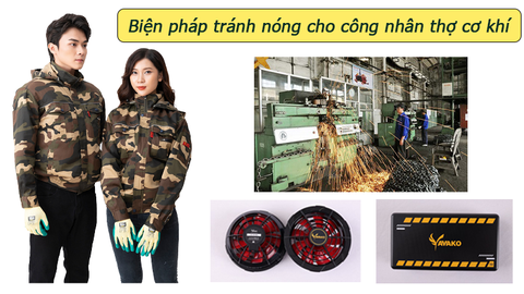 Biện pháp tránh nóng cho công nhân thợ cơ khí