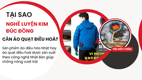 Tại sao nghề luyện kim đúc đồng cần áo quạt điều hoà?
