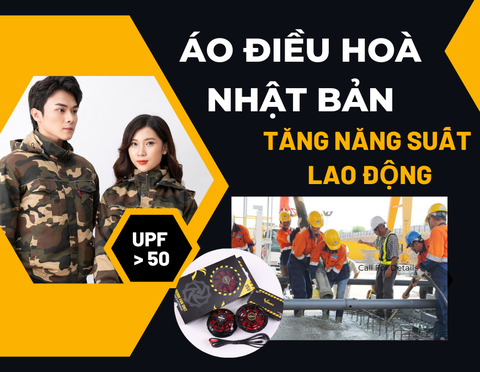 Công nhân mặc Áo Điều Hoà Nhật Bản giúp Tăng năng suất lao động